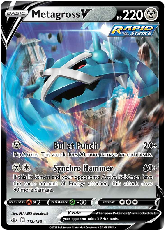 Metagross V (112/198) [Sword & Shield: Chilling Reign] - Card Brawlers | Quebec | Canada | Yu-Gi-Oh!