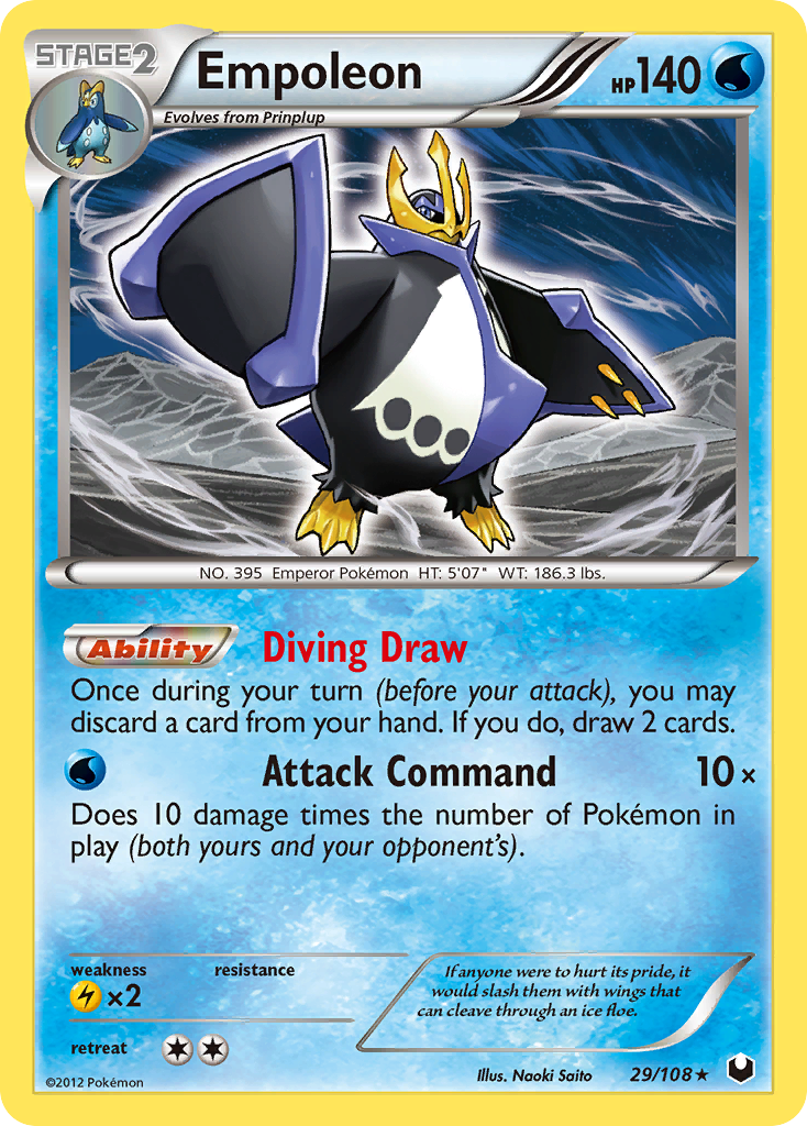 Empoleon (29/108) [Black & White: Dark Explorers] - Card Brawlers | Quebec | Canada | Yu-Gi-Oh!