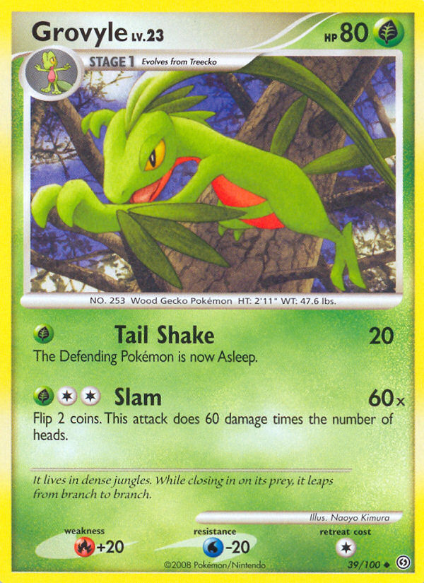 Grovyle (39/100) [Diamond & Pearl: Stormfront] - Card Brawlers | Quebec | Canada | Yu-Gi-Oh!