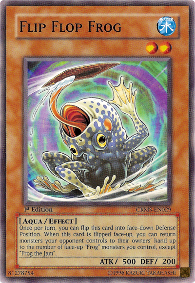 Flip Flop Frog [CRMS-EN029] Common - Card Brawlers | Quebec | Canada | Yu-Gi-Oh!