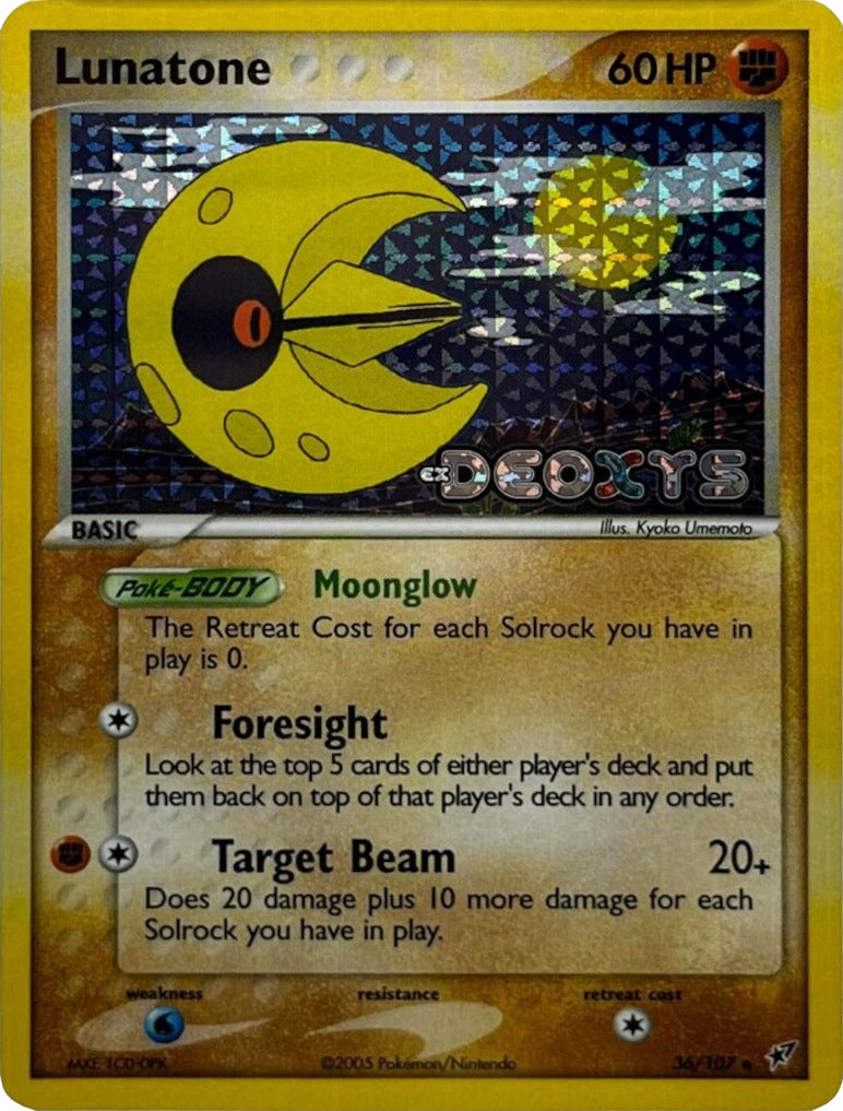 Lunatone (36/107) (Stamped) [EX: Deoxys] - Card Brawlers | Quebec | Canada | Yu-Gi-Oh!