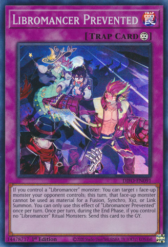 Libromancer Prevented [DIFO-EN091] Super Rare - Card Brawlers | Quebec | Canada | Yu-Gi-Oh!