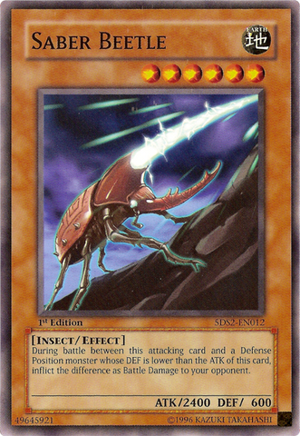 Saber Beetle [5DS2-EN012] Common - Yu-Gi-Oh! - Card Brawlers | Quebec | Canada |