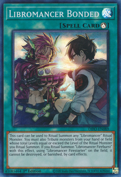 Libromancer Bonded [DIFO-EN089] Super Rare - Card Brawlers | Quebec | Canada | Yu-Gi-Oh!