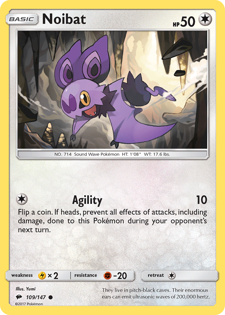 Noibat (109/147) [Sun & Moon: Burning Shadows] - Card Brawlers | Quebec | Canada | Yu-Gi-Oh!