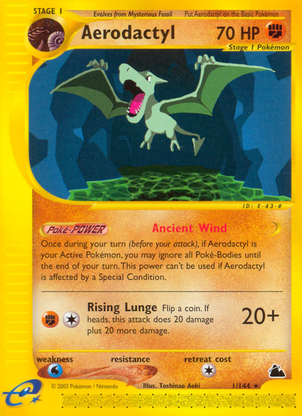 Aerodactyl (1/144) [Skyridge] - Card Brawlers | Quebec | Canada | Yu-Gi-Oh!