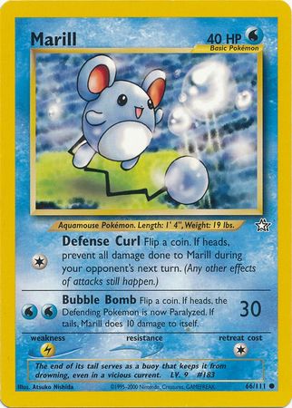 Marill (66/111) [Neo Genesis Unlimited] - Card Brawlers | Quebec | Canada | Yu-Gi-Oh!