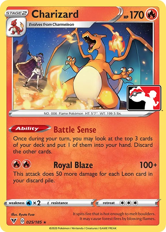 Charizard (025/185) [Prize Pack Series One] - Card Brawlers | Quebec | Canada | Yu-Gi-Oh!