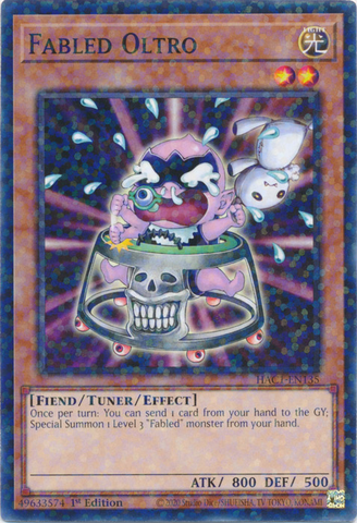 Fabled Oltro (Duel Terminal) [HAC1-EN135] Common - Card Brawlers | Quebec | Canada | Yu-Gi-Oh!