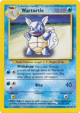 Wartortle (42/102) [Base Set Unlimited] - Card Brawlers | Quebec | Canada | Yu-Gi-Oh!