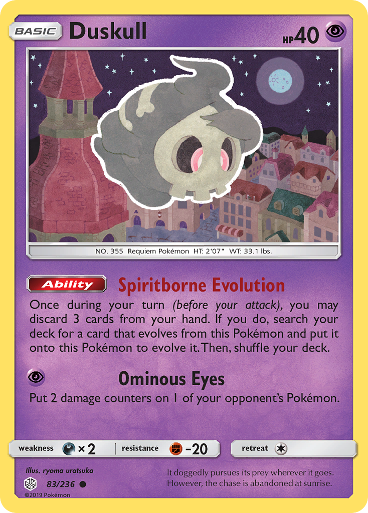 Duskull (83/236) [Sun & Moon: Cosmic Eclipse] - Card Brawlers | Quebec | Canada | Yu-Gi-Oh!