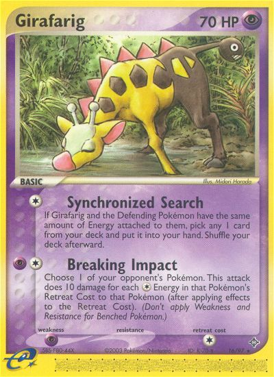 Girafarig (16/97) [EX: Dragon] - Card Brawlers | Quebec | Canada | Yu-Gi-Oh!