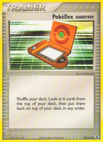 PokeDex HANDY909 (96/112) [EX: FireRed & LeafGreen] - Card Brawlers | Quebec | Canada | Yu-Gi-Oh!