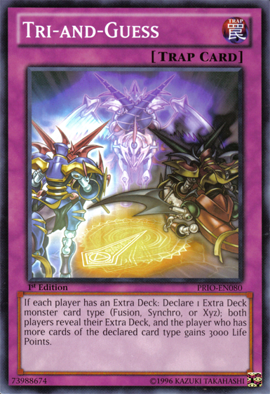 Tri-and-Guess [PRIO-EN080] Common - Yu-Gi-Oh! - Card Brawlers | Quebec | Canada |