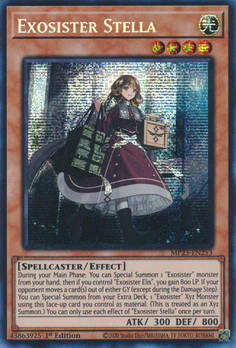 Exosister Stella [MP23-EN253] Prismatic Secret Rare - Card Brawlers | Quebec | Canada | Yu-Gi-Oh!