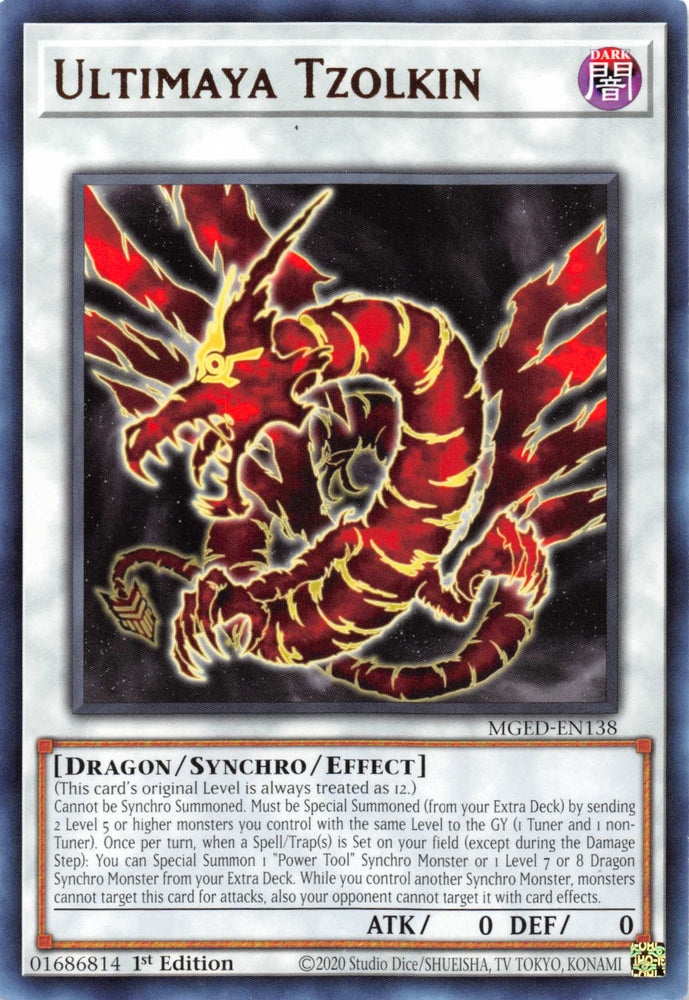 Ultimaya Tzolkin [MGED-EN138] Rare - Card Brawlers | Quebec | Canada | Yu-Gi-Oh!