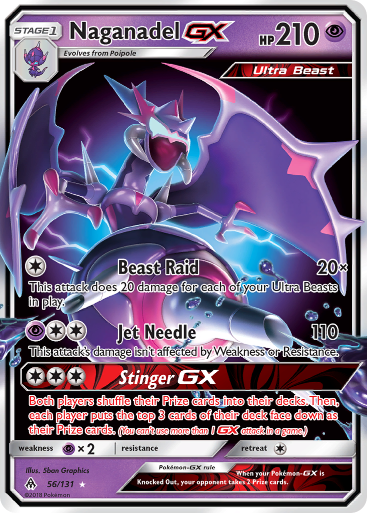 Naganadel GX (56/131) [Sun & Moon: Forbidden Light] - Card Brawlers | Quebec | Canada | Yu-Gi-Oh!