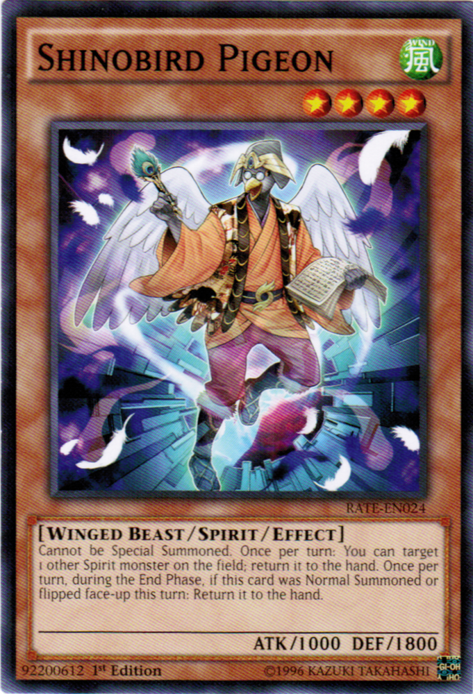 Shinobird Pigeon [RATE-EN024] Common - Yu-Gi-Oh! - Card Brawlers | Quebec | Canada |