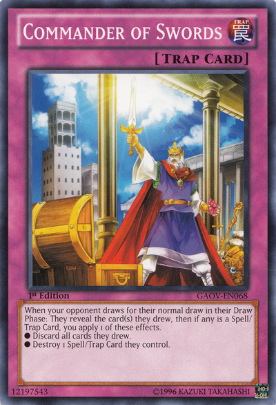 Commander of Swords [GAOV-EN068] Common - Card Brawlers | Quebec | Canada | Yu-Gi-Oh!