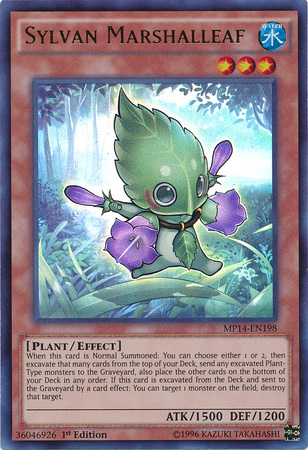 Sylvan Marshalleaf [MP14-EN198] Ultra Rare - Card Brawlers | Quebec | Canada | Yu-Gi-Oh!