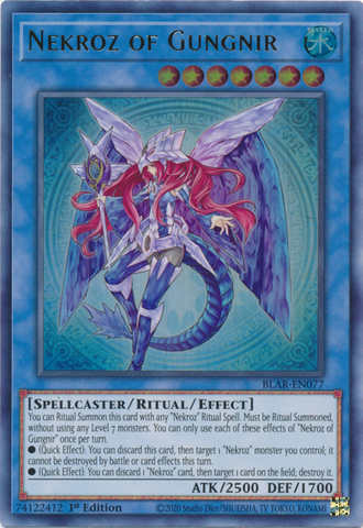 Nekroz of Gungnir [BLAR-EN077] Ultra Rare - Card Brawlers | Quebec | Canada | Yu-Gi-Oh!