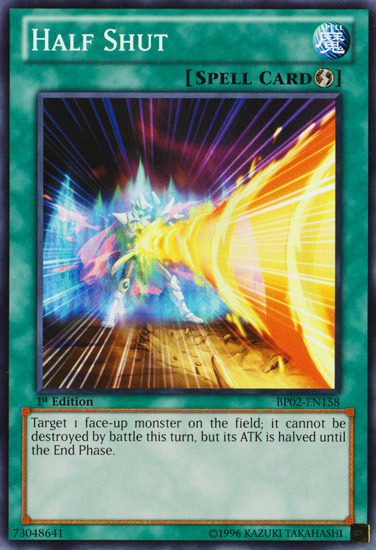 Half Shut [BP02-EN158] Mosaic Rare - Card Brawlers | Quebec | Canada | Yu-Gi-Oh!