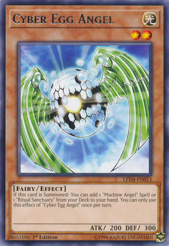 Cyber Egg Angel [LED4-EN013] Rare - Card Brawlers | Quebec | Canada | Yu-Gi-Oh!