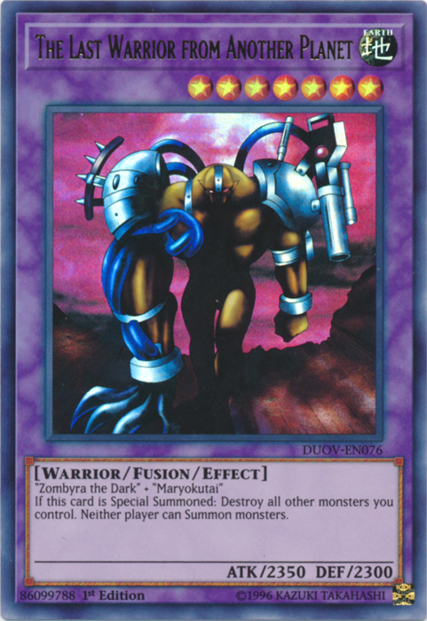 The Last Warrior from Another Planet [DUOV-EN076] Ultra Rare - Card Brawlers | Quebec | Canada | Yu-Gi-Oh!