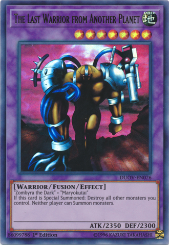 The Last Warrior from Another Planet [DUOV-EN076] Ultra Rare - Card Brawlers | Quebec | Canada | Yu-Gi-Oh!