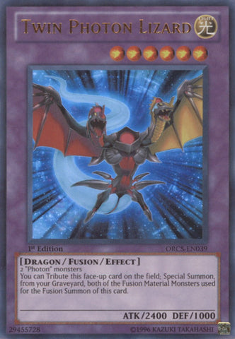 Twin Photon Lizard [ORCS-EN039] Ultra Rare - Card Brawlers | Quebec | Canada | Yu-Gi-Oh!