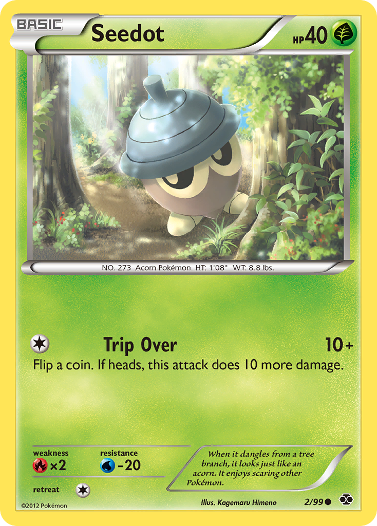 Seedot (2/99) [Black & White: Next Destinies] - Card Brawlers | Quebec | Canada | Yu-Gi-Oh!