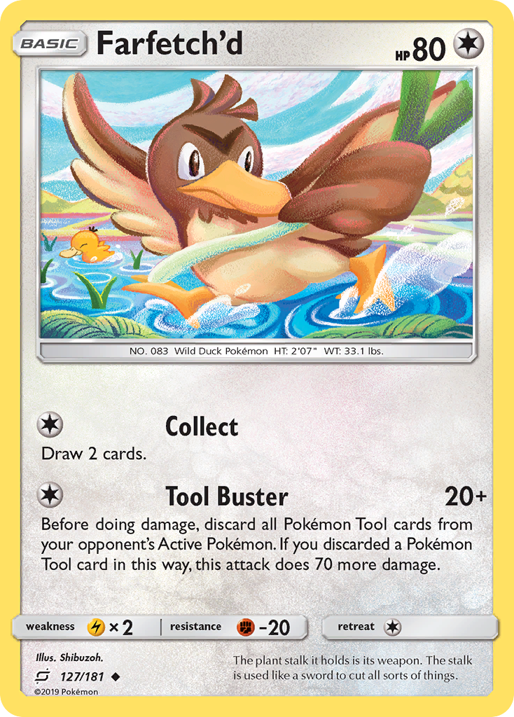 Farfetch'd (127/181) [Sun & Moon: Team Up] - Card Brawlers | Quebec | Canada | Yu-Gi-Oh!