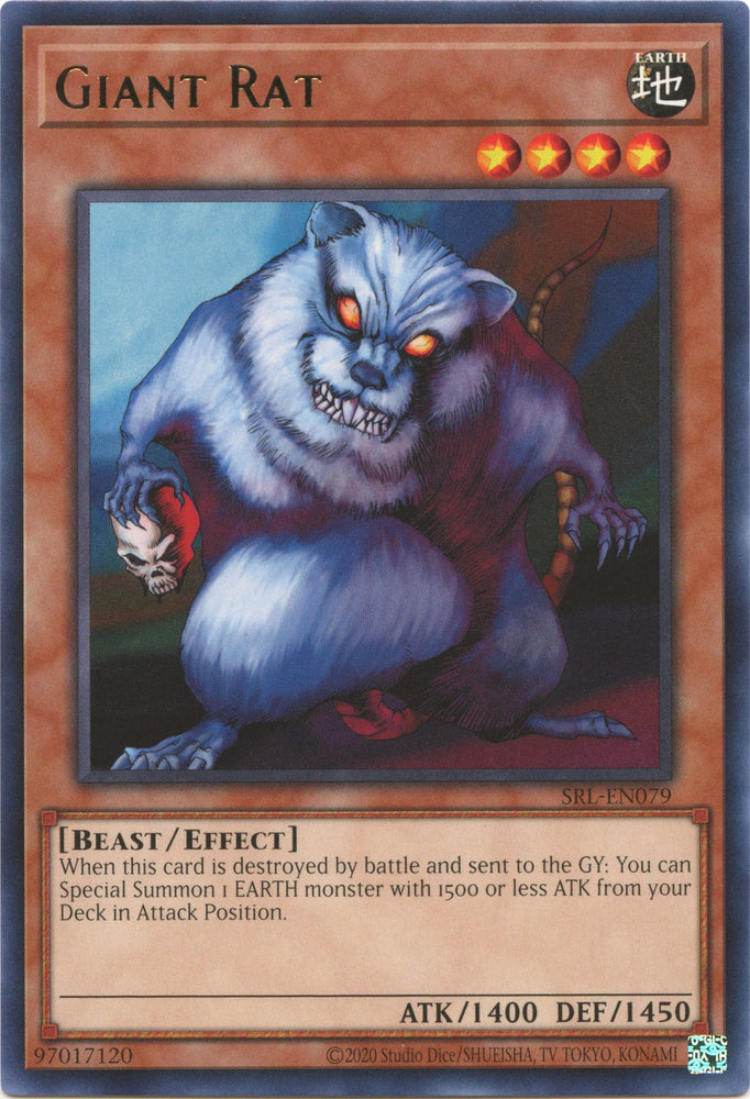 Giant Rat (25th Anniversary) [SRL-EN079] Rare - Card Brawlers | Quebec | Canada | Yu-Gi-Oh!