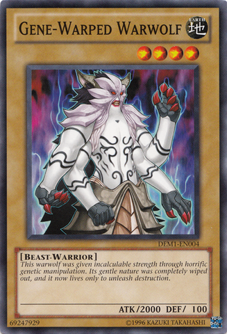 Gene-Warped Warwolf [DEM1-EN004] Common - Yu-Gi-Oh! - Card Brawlers | Quebec | Canada |