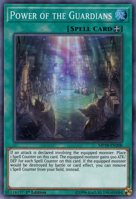 Power of the Guardians [MP18-EN208] Super Rare - Card Brawlers | Quebec | Canada | Yu-Gi-Oh!