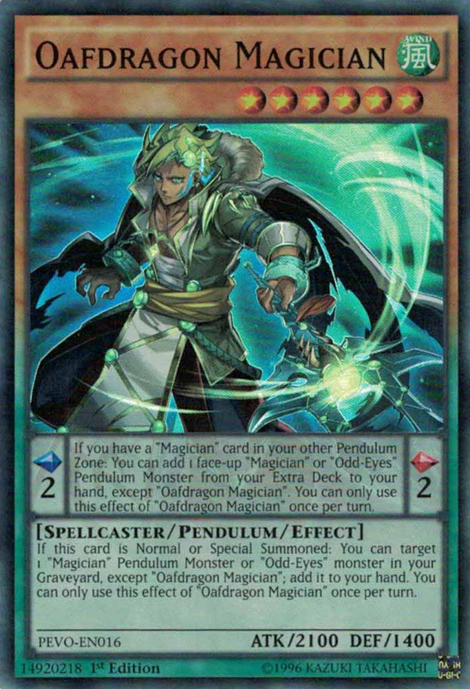 Oafdragon Magician [PEVO-EN016] Super Rare - Yu-Gi-Oh! - Card Brawlers | Quebec | Canada |