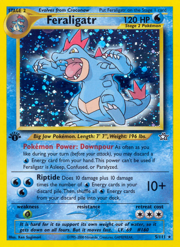 Feraligatr (5/111) [Neo Genesis 1st Edition] - Card Brawlers | Quebec | Canada | Yu-Gi-Oh!