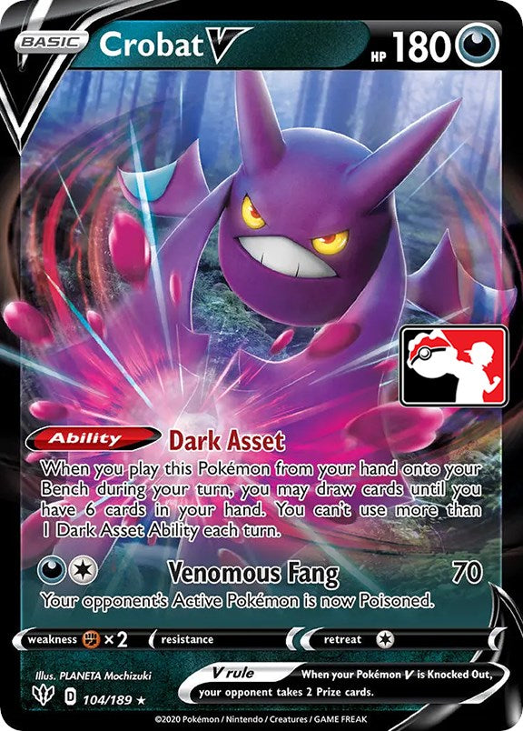 Crobat V (104/189) [Prize Pack Series One] - Card Brawlers | Quebec | Canada | Yu-Gi-Oh!