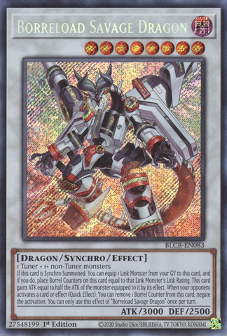 Borreload Savage Dragon [BLCR-EN083] Secret Rare - Card Brawlers | Quebec | Canada | Yu-Gi-Oh!