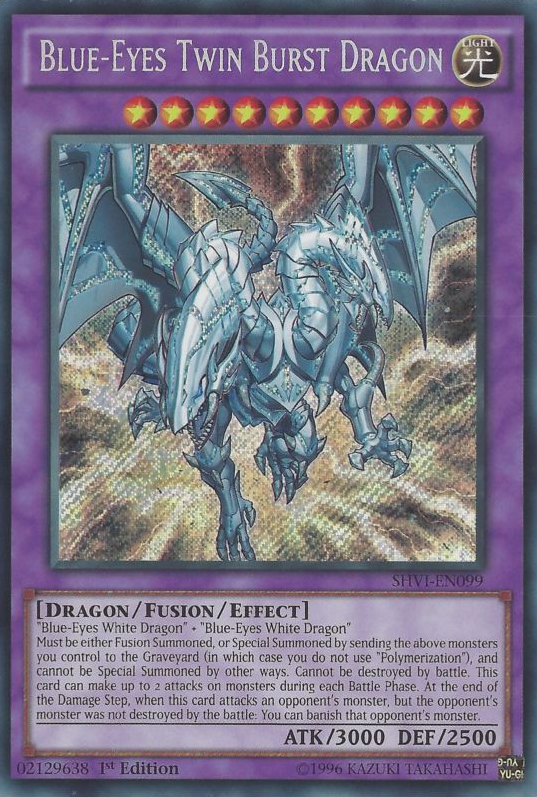Blue-Eyes Twin Burst Dragon [SHVI-EN099] Secret Rare - Card Brawlers | Quebec | Canada | Yu-Gi-Oh!
