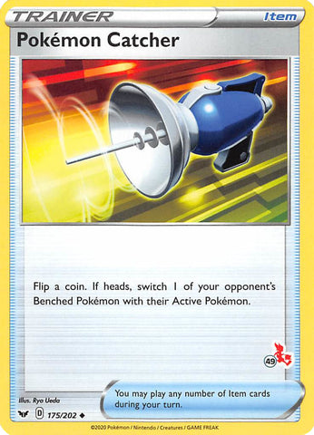 Pokemon Catcher (175/202) (Cinderace Stamp #49) [Battle Academy 2022] - Card Brawlers | Quebec | Canada | Yu-Gi-Oh!