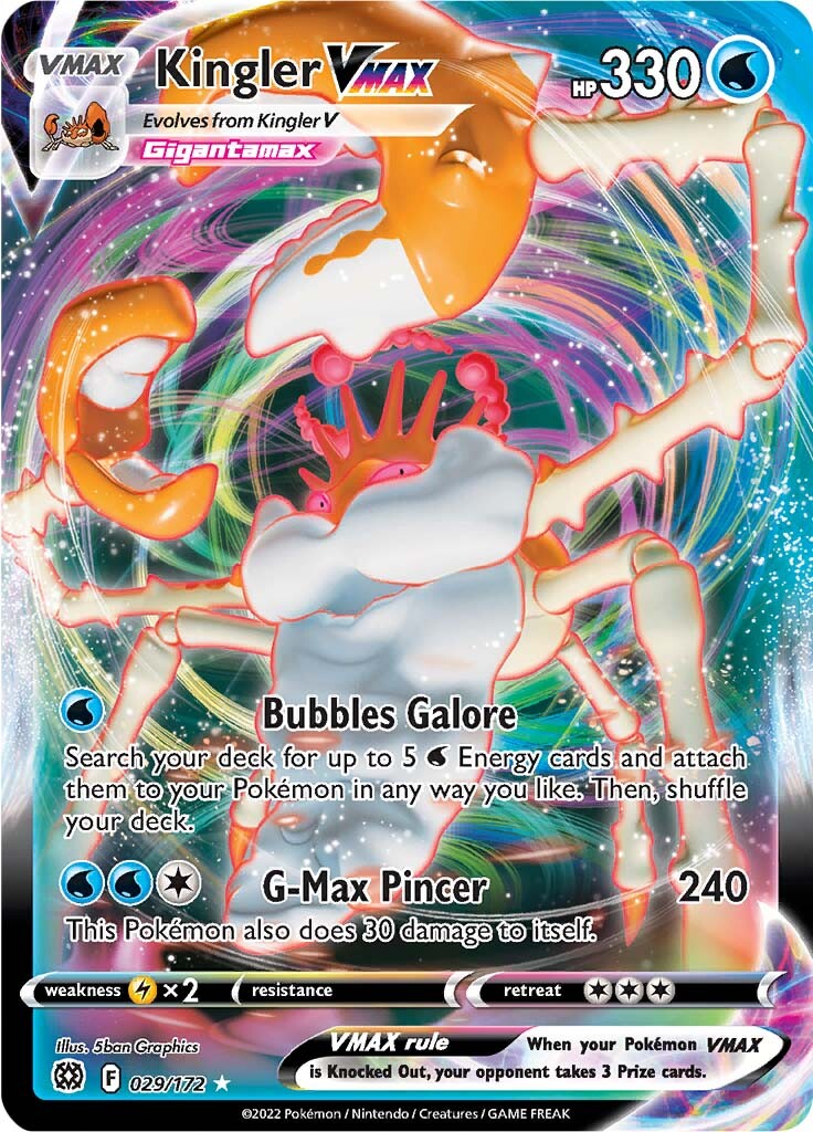 Kingler VMAX (029/172) [Sword & Shield: Brilliant Stars] - Card Brawlers | Quebec | Canada | Yu-Gi-Oh!