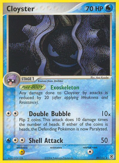 Cloyster (20/112) [EX: FireRed & LeafGreen] - Card Brawlers | Quebec | Canada | Yu-Gi-Oh!