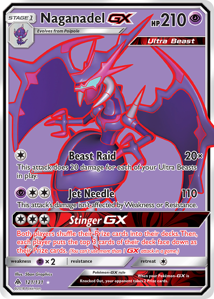 Naganadel GX (121/131) [Sun & Moon: Forbidden Light] - Card Brawlers | Quebec | Canada | Yu-Gi-Oh!