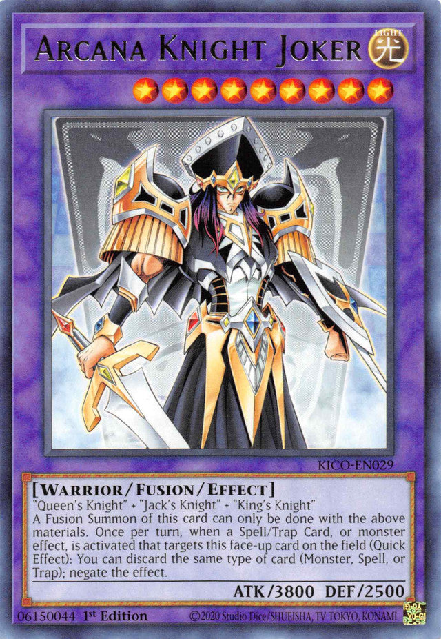 Arcana Knight Joker [KICO-EN029] Rare - Card Brawlers | Quebec | Canada | Yu-Gi-Oh!