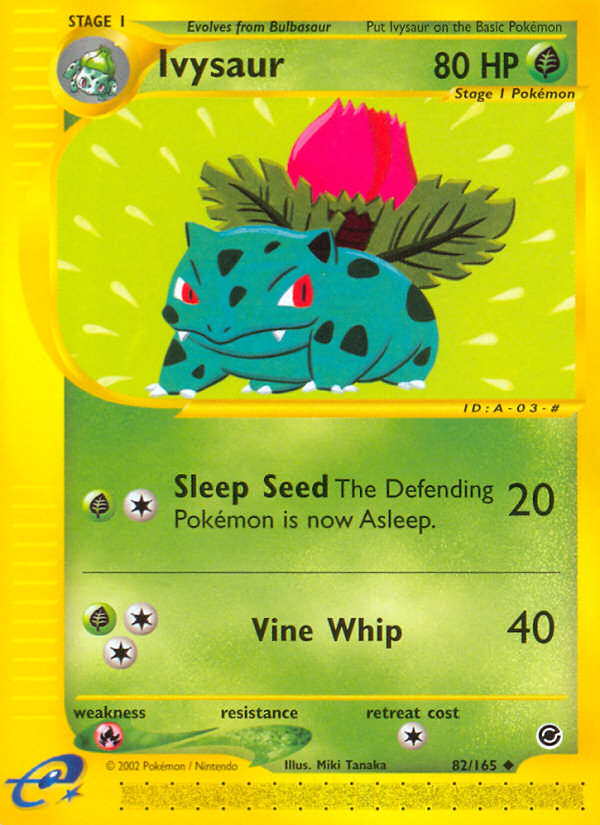 Ivysaur (82/165) [Expedition: Base Set] - Card Brawlers | Quebec | Canada | Yu-Gi-Oh!