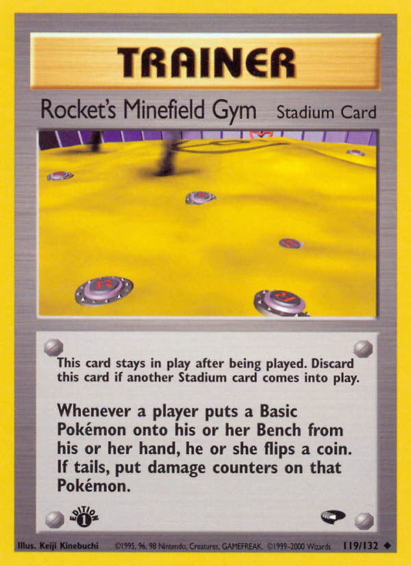 Rocket's Minefield Gym (119/132) [Gym Challenge 1st Edition] - Card Brawlers | Quebec | Canada | Yu-Gi-Oh!