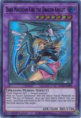 Dark Magician Girl the Dragon Knight (Alternate Art) [DLCS-EN006] Ultra Rare - Card Brawlers | Quebec | Canada | Yu-Gi-Oh!