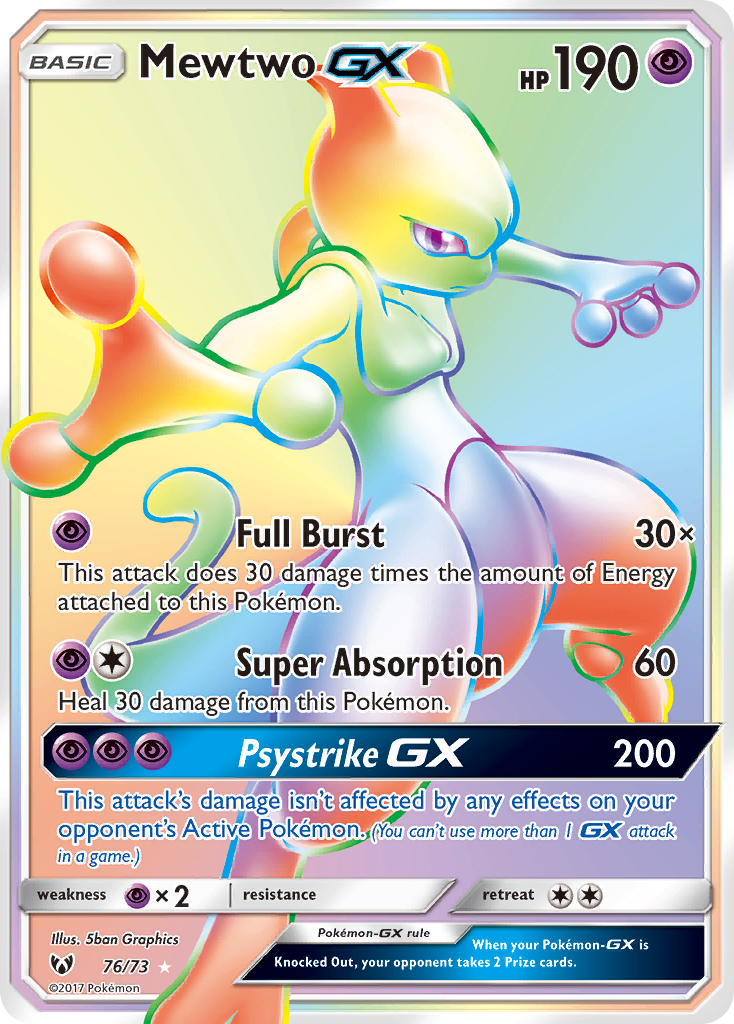 Mewtwo GX (76/73) [Sun & Moon: Shining Legends] - Card Brawlers | Quebec | Canada | Yu-Gi-Oh!