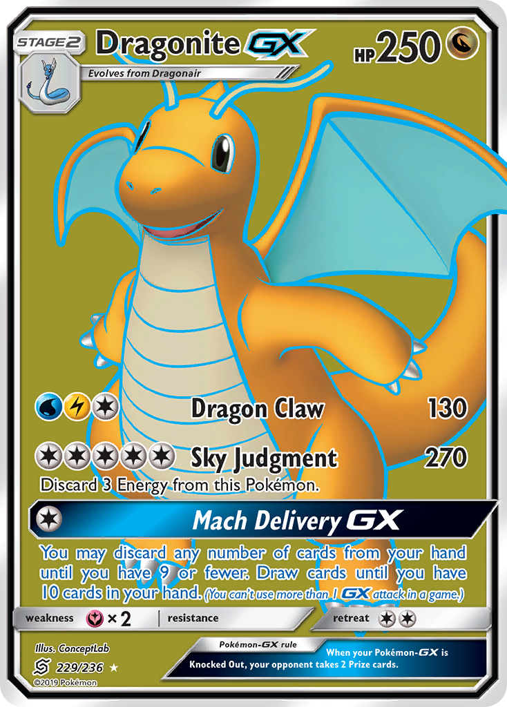 Dragonite GX (229/236) [Sun & Moon: Unified Minds] - Card Brawlers | Quebec | Canada | Yu-Gi-Oh!